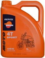 Купить моторное масло Repsol Moto Sport 4T 10W-40 4L: цена от 1159 грн.