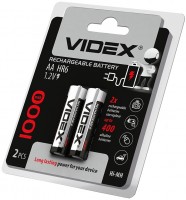 Купить аккумулятор / батарейка Videx 2xAA 1000 mAh: цена от 85 грн.
