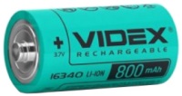 Купить аккумулятор / батарейка Videx 1x16340 800 mAh: цена от 142 грн.