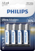 Купить аккумулятор / батарейка Philips Ultra Alkaline 4xAA: цена от 95 грн.