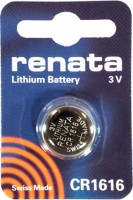 Купить акумулятор / батарейка Renata 1xCR1616: цена от 124 грн.