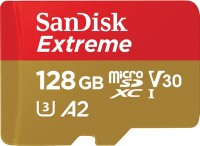 Купити карта пам'яті SanDisk Extreme V30 A2 microSDXC UHS-I U3 (128Gb) за ціною від 662 грн.