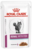 Купить корм для кішок Royal Canin Renal Fish Gravy Pouch: цена от 46 грн.