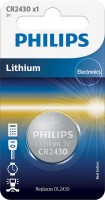 Купить аккумулятор / батарейка Philips Minicells 1xCR2430: цена от 91 грн.