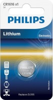 Купить акумулятор / батарейка Philips 1xCR1616: цена от 48 грн.