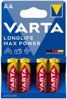 Купити акумулятор / батарейка Varta LongLife Max Power 4xAA  за ціною від 105 грн.