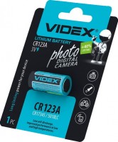 Купить акумулятор / батарейка Videx 1xCR123A: цена от 109 грн.