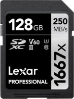 Купити карта пам'яті Lexar Professional 1667x SDXC (128Gb) за ціною від 2200 грн.