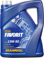 Купить моторне мастило Mannol Favorite 15W-50 5L: цена от 459 грн.