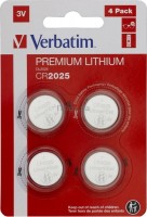 Купить акумулятор / батарейка Verbatim Premium 4xCR2025: цена от 49 грн.