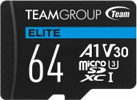 Купить карта памяти Team Group Elite microSDXC A1 V30 UHS I U3 (64Gb) по цене от 160 грн.