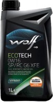 Купить моторне мастило WOLF Ecotech 0W-16 SP/RC G6 XFE 1L: цена от 349 грн.