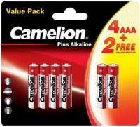 Купить аккумулятор / батарейка Camelion Plus 6xAAA LR03-BP(4+2): цена от 96 грн.
