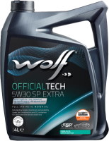 Купить моторное масло WOLF Officialtech 5W-30 SP Extra 4L: цена от 953 грн.