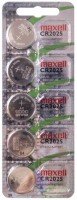 Купить акумулятор / батарейка Maxell 5xCR2025: цена от 100 грн.