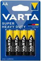Купить акумулятор / батарейка Varta Super Heavy Duty 4xAA: цена от 41 грн.