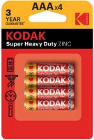 Купить акумулятор / батарейка Kodak Super Heavy Duty 4xAAA: цена от 40 грн.