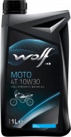 Купить моторне мастило WOLF Moto 4T 10W-30 1L: цена от 263 грн.
