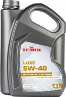 Купить моторное масло Temol Luxe 5W-40 4L: цена от 679 грн.