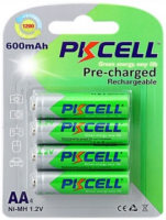 Купить аккумулятор / батарейка Pkcell Already 4xAA 600 mAh: цена от 182 грн.