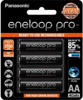 Купить аккумулятор / батарейка Panasonic Eneloop Pro 4xAA 2550 mAh: цена от 999 грн.