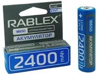 Купить акумулятор / батарейка Rablex 1x18650 2400 mAh Protect: цена от 129 грн.