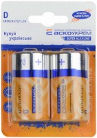 Купить акумулятор / батарейка ASKO-UKREM Super Alkaline 2xD: цена от 59 грн.