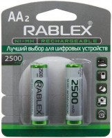 Купить аккумулятор / батарейка Rablex 2xAA 2500 mAh: цена от 340 грн.