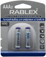 Купить аккумулятор / батарейка Rablex 2xAAA 600 mAh: цена от 195 грн.