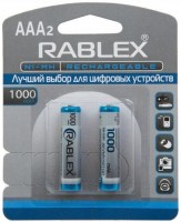 Купить аккумулятор / батарейка Rablex 2xAAA 1000 mAh: цена от 216 грн.