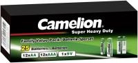 Купить аккумулятор / батарейка Camelion Super Heavy Duty 12xAA + 12xAAA + 1xKrona: цена от 210 грн.