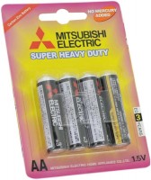 Купить акумулятор / батарейка Mitsubishi Super Heavy Duty 4xAA: цена от 81 грн.