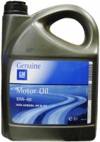 Купити моторне мастило GM Motor Oil 10W-40 5L  за ціною від 813 грн.