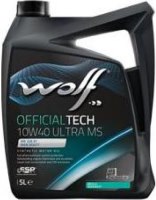Купить моторное масло WOLF Officialtech 10W-40 Ultra MS 5L: цена от 1028 грн.