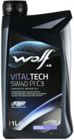 Купить моторное масло WOLF Vitaltech 5W-40 PI C3 1L: цена от 264 грн.