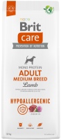 Купить корм для собак Brit Care Hypoallergenic Adult Medium Breed Lamb 12 kg: цена от 2393 грн.