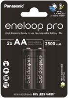 Купить аккумулятор / батарейка Panasonic Eneloop Pro 2xAA 2500 mAh: цена от 545 грн.