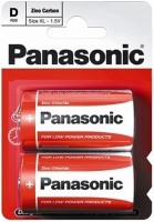 Купить акумулятор / батарейка Panasonic Red Zink 2xD: цена от 79 грн.
